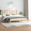 Estructura de cama madera maciza de pino 140x200 cm