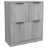 Aparadores 2 uds madera contrachapada gris Sonoma 60x30x70