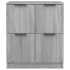 Aparadores 2 uds madera contrachapada gris Sonoma 60x30x70