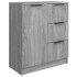 Aparadores 2 uds madera contrachapada gris Sonoma 60x30x70