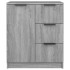 Aparadores 2 uds madera contrachapada gris Sonoma 60x30x70