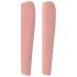 Cabecero con orejas de terciopelo rosa 183x23x118/128