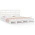 Estructura de cama madera maciza de pino blanco 120x200