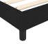 Estructura de cama box spring tela negro 120x200