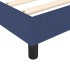 Estructura de cama box spring tela azul 140x190