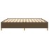 Estructura de cama box spring tela marrón 180x200