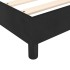 Estructura de cama box spring terciopelo negro 120x200
