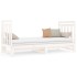 Sofá cama extraíble madera maciza de pino blanco 2x(90x190)