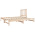 Sofá cama extraíble madera maciza de pino 2x(90x190)