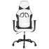 Silla gaming cuero sintético blanco y