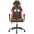 Silla gaming cuero sintético negro y