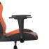 Silla gaming cuero sintético negro y