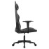 Silla gaming cuero sintético negro y