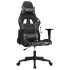 Silla gaming cuero sintético negro y