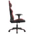 Silla gaming cuero sintético negro y