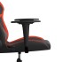 Silla gaming cuero sintético negro y