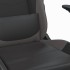 Silla gaming cuero sintético negro y