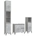 Set de muebles baño 3 pzas madera contrachapada gris