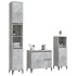 Set de muebles baño 3 pzas madera contrachapada gris