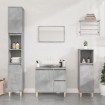 Set de muebles baño 3 pzas madera contrachapada gris hormigón