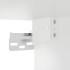 Muebles de TV de pared 3 uds blanco 57x34,5x40