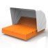 Vela Daybed 4 Cabezales Reclinables con Parasol