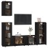 Set de muebles para TV 5 piezas madera contrachapada