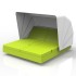 Vela Daybed 4 Cabezales Reclinables con Parasol