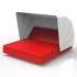 Vela Daybed 4 Cabezales Reclinables con Parasol