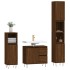 Set de muebles baño 3 pzas madera contrachapada roble