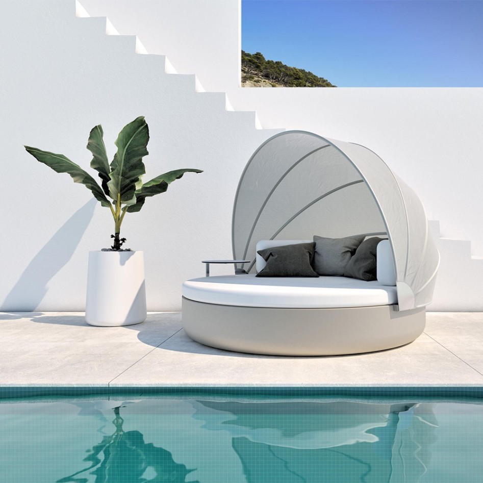 Ulm Daybed Cabezal Fijo Parasol