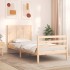 Estructura de cama con cabecero madera