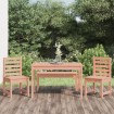 Juego de comedor para jardín 4 pzas madera maciza abeto Douglas