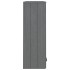 Aparador superior HAMAR pino macizo gris oscuro 85x35x100