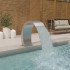 Fuente de piscina con LED de acero inoxidable 304 22x60x70