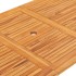 Mesa plegable de jardín madera maciza de teca 160x80x75