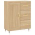 Aparador alto madera contrachapada color roble 69,5x34x180