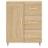 Aparador alto madera contrachapada color roble 69,5x34x180