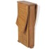 Mesa de bar plegable de madera teca maciza 155x53x105