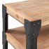 Mesa consola de madera maciza reciclada 120x40x85