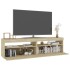 Muebles de TV con luces LED 2 unidades roble Sonoma 75x35x40