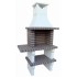 OFERTA - Barbacoa Gray Articimentos con 1 balda estilo Collippo