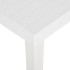 Mesa de jardín PP blanco 150x90x72