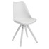 Juego de 2 sillas de comedor retro White Scandinavian