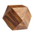 Mesita de madera maciza 57 x 42,5 x 57 cm