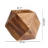 Mesita de madera maciza 57 x 42,5 x 57 cm