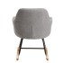 Mecedora color gris claro 71x76x70cm 