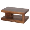 Mesa de centro de madera maciza de  90 x 60 x 40 cm 