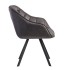 Silla shell moderna con reposabrazos 