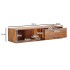 Mueble TV Lowboard Colgante Mango Madera Maciza 108x25x34 cm